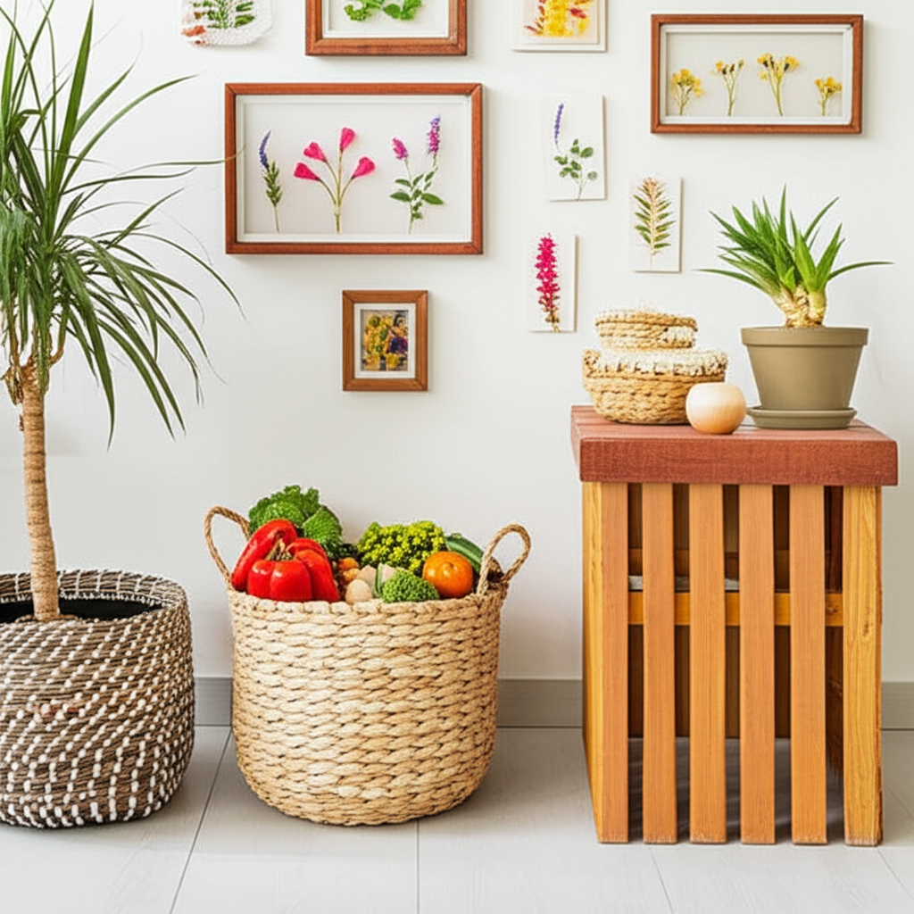 Illustration of Easy and Creative Sustainable DIY Projects for Your Home