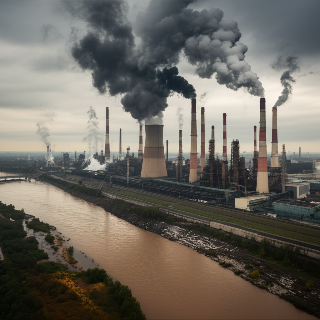 how industrial processes affect environmental sustainability illustration for Industrial Processes: The Shocking, Damaging Im