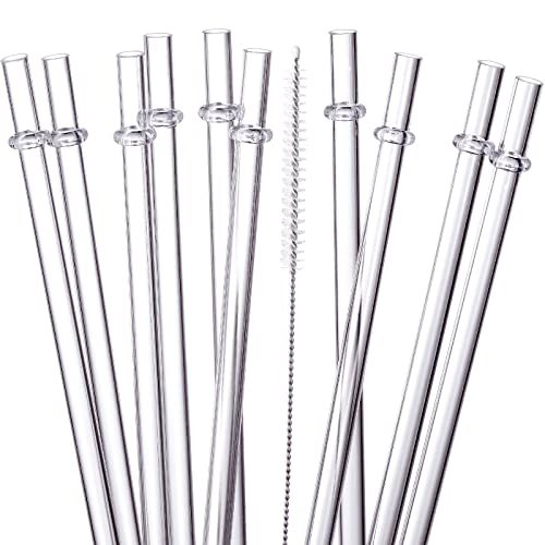 24 Pack, HIGHLY Transparent Reusable Plastic Straws with ... Product Includes - 24 pcs clear reusable plastic s