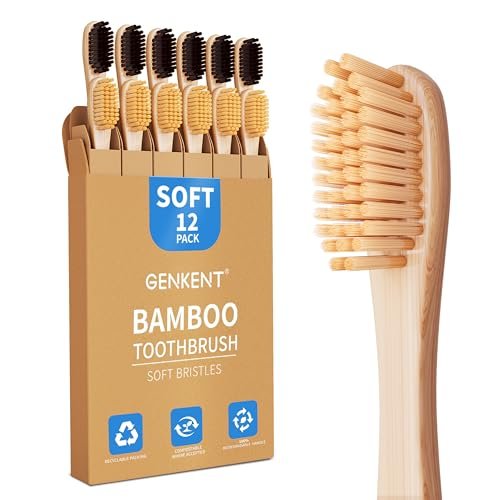 Best Bamboo Toothbrush Set Europe 2026: 5 Top Picks Reviewed GENKENT Bamboo Toothbrushes 12 Pack Natural Toothbrushes ... Pure Natural Product and Packaging: Reducing negat
