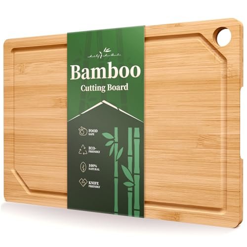 Best Bamboo Cutting Board Europe 2026: 5 Top Picks Reviewed Kitsure Bamboo Cutting Board - Multi-Sizes Wooden Cutting... MULTIPLE SIZES: Kitsure wooden cutting board comes