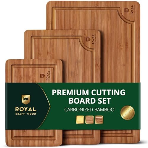 Best Bamboo Cutting Board Europe 2026: 5 Top Picks Reviewed ROYAL CRAFT WOOD Wooden Cutting Boards for Kitchen Meal P... THREE IDEAL SIZES FOR EVERY TASK - This bamboo cut