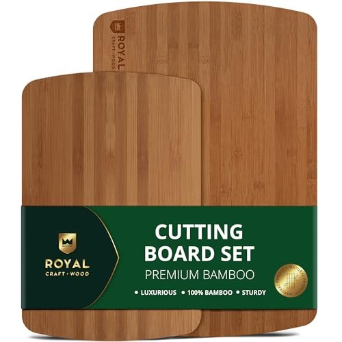 Best Bamboo Cutting Board Europe 2026: 5 Top Picks Reviewed ROYAL CRAFT WOOD Wooden Cutting Boards for Kitchen Meal P... 𝐌𝐀𝐃𝐄 𝐅𝐎𝐑 𝐄𝐕𝐄𝐑𝐘𝐃𝐀𝐘 𝐊𝐈𝐓𝐂𝐇𝐄𝐍 𝐔𝐒𝐄: Offered in a conven