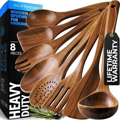 Best Bamboo Kitchen Utensils Europe 2026: 5 Top Picks Reviewed Zulay Kitchen Premium 8-Piece Wooden Spoons - Smooth Fini... TOP NOTCH CRAFTSMANSHIP: Our premium wooden kitche