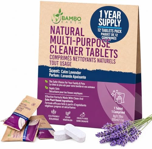 Best Natural Cleaning Tablets Europe 2026: 5 Top Picks Reviewed BAMBOEARTH 12 Pack Natural Multi-Purpose Cleaner - All Su... ✔️HIGHEST QUALITY AND NATURAL CARE! See the differ