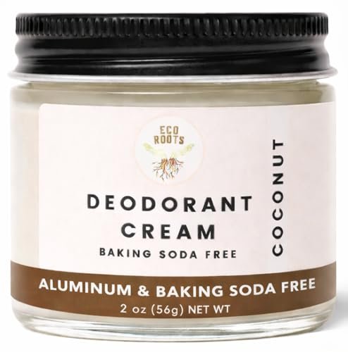ECO ROOTS Natural Deodorant for Women & Men | Organic Deo... Natural Deodorant Cream - Eco Roots aluminum free