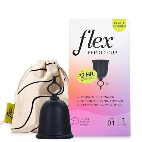 Flex Cup Starter Kit (Full Fit - Size 01) | Reusable Mens... UNIQUE PULL-TAB DESIGN. Don’t fear your cup being