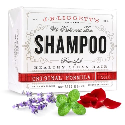 J.R.LIGGETT'S Shampoo Bar Original Formula, All-Natural S... All-Natural Formula: Made without synthetic oils,