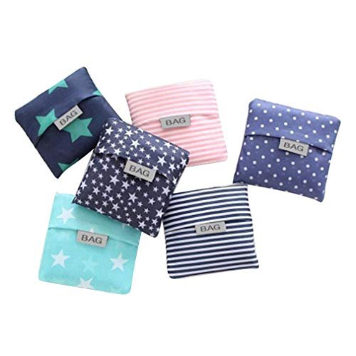 Kaxich Reusable Grocery Shopping Bags - Foldable Eco-frie... It only weighs 38g, superb handwork stitching make