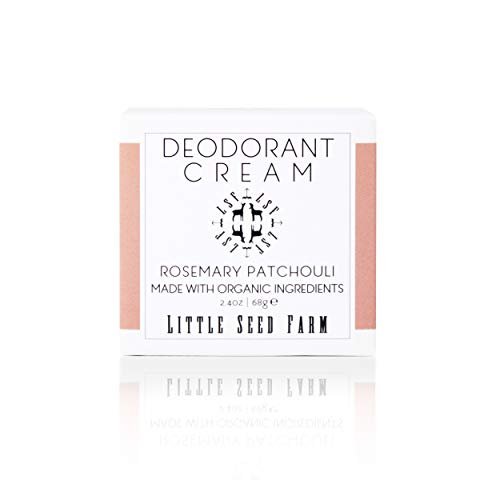 Little Seed Farm All Natural Deodorant Cream - Rosemary P... ALUMINUM & BAKING SODA FREE: Our Rosemary Patchoul