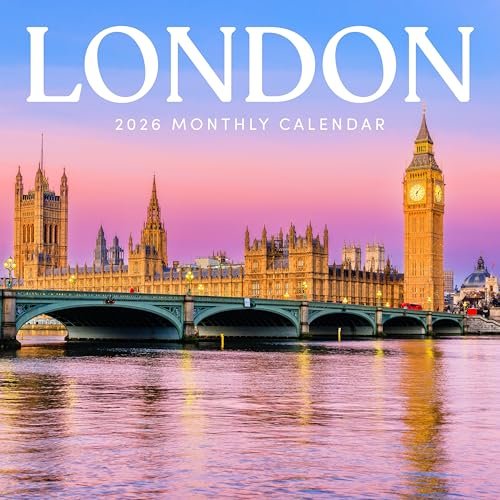 London 2026 Calendar | 2026 Wall Calendar | Monthly Plann... ENJOY A TOUR OF THE CITY OF LONDON this year, with