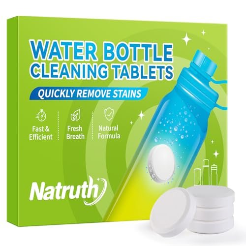Best Natural Cleaning Tablets Europe 2026: 5 Top Picks Reviewed NATRUTH Water Bottle Cleaning Tablets 20 Tablets Effectiv... SAFE & ECO-FRIENDLY CLEAN: Our water bottle cleani