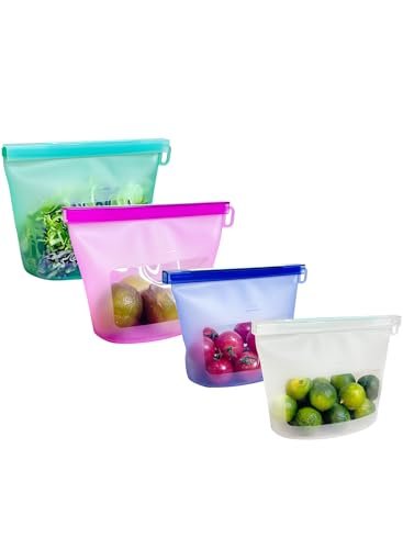 Best Silicone Food Storage Bags Europe 2026: 5 Top Picks Reviewed Reusable Silicone Food Storage Bags (Set of 4), Dishwashe... THE CONSCIOUS & BUSY HOUSEHOLD: Designed for eco-c