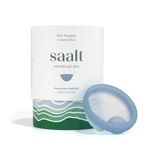 Saalt Menstrual Disc - Soft, Flexible, Reusable Medical-G... ALL-DAY CONFIDENCE: Designed for worry-free wear f