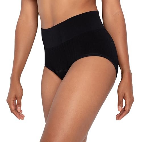 The Period Company Women Regular Flow Stretch High Waiste... HOLDS UP TO 10 TAMPONS — BRING IT ON, FLOW: Big da