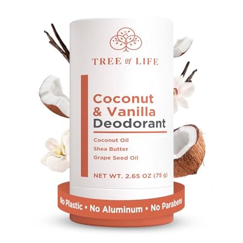 Tree of Life Beauty Coconut and Vanilla Aluminum Free Deo... Aluminum-Free, Naturally Fresh – This natural deod