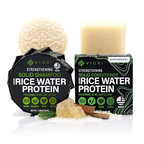 Best Solid Conditioner Bar Europe 2026: 5 Top Picks Reviewed Viori Hidden Waterfall Shampoo and Conditioner Bar Set Ma... Unlock the Power of Nature: Our rice water shampoo
