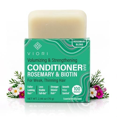 Best Solid Conditioner Bar Europe 2026: 5 Top Picks Reviewed Viori Rosemary Conditioner Bar with Biotin - Rice Water H... ROSEMARY BIOTIN CONDITIONER BAR FOR THINNING HAIR:
