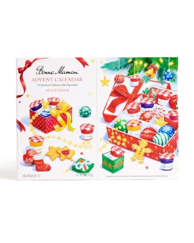 Bonne Maman 2026 Limited Edition Advent Calendar, 24 Mini... LIMITED EDITION 2026 ADVENT CALENDAR - Celebrate t