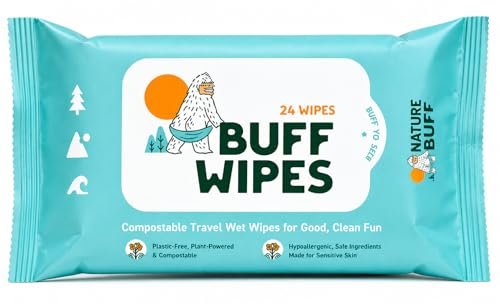 Buff Wipes Camping Wet Wipes 8 x 8 Inch Full Body & Hand ... CAMPING WIPES FOR ADULTS AND KIDS FULL BODY CLEANI