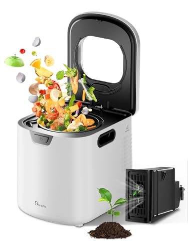 Soliddis 4.2L Electric Composter for Indoor Kitchen, Smar... [UPGRADED 4.2L FAMILY CAPACITY — HOLD 1.5S TO STAR