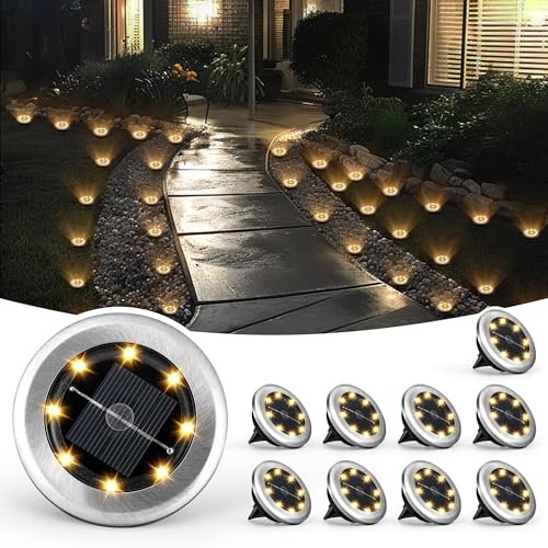Best Solar Powered Garden Lights Europe 2026: 5 Top Picks Reviewed SOLPEX 10 Pack Small Solar Ground Lights, Pathway Lights ... 【Solar Garden Lights】Mini solar pathway lights out
