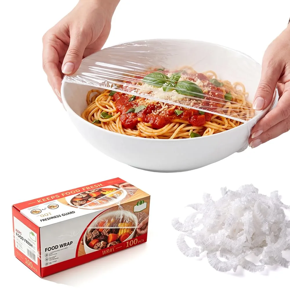 2026 New Disposable Stretch Food Cover Elastic Bowl Cover...