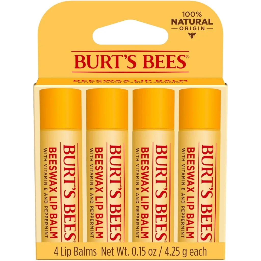 Burt's Bees 100% Natural Moisturizing Lip Balm (Original ...