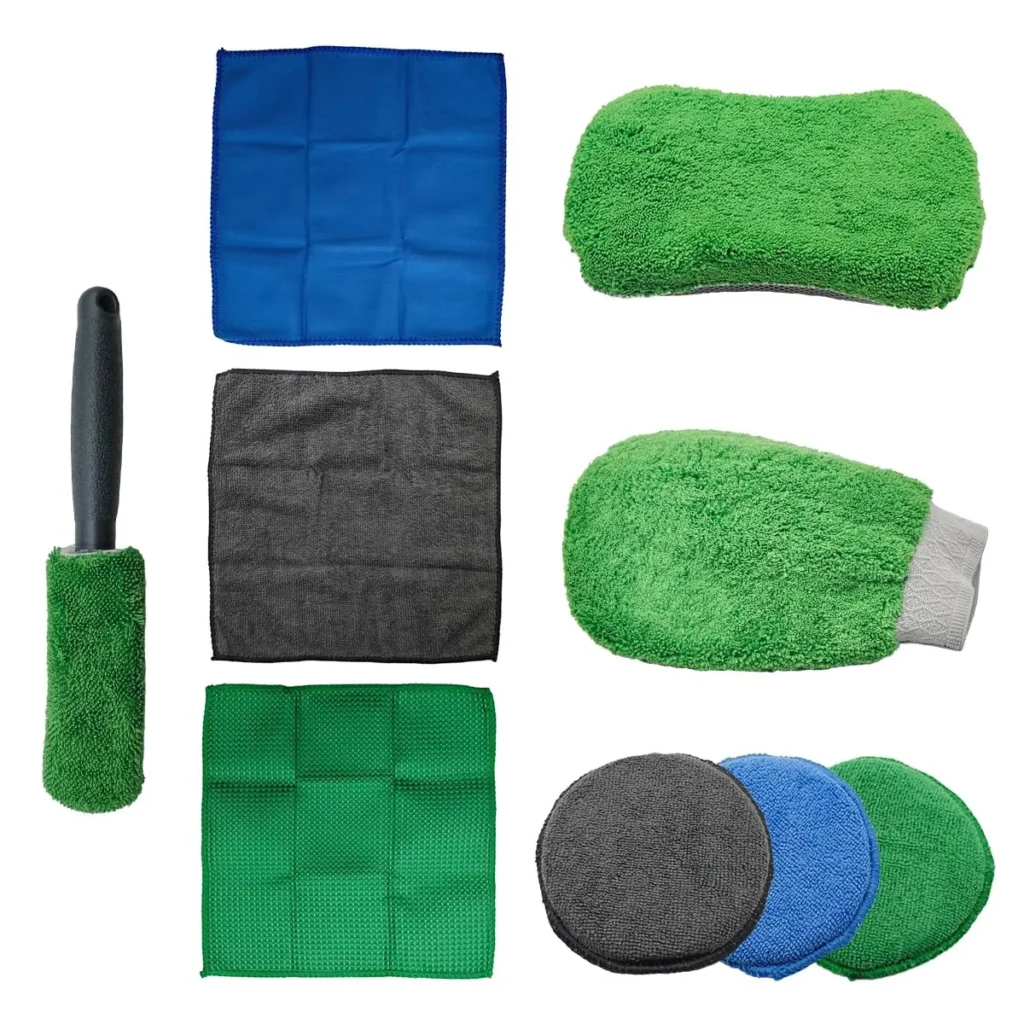 Craedli 9PCS Car Wash Cleaning Kit, Microfiber Auto Detai...