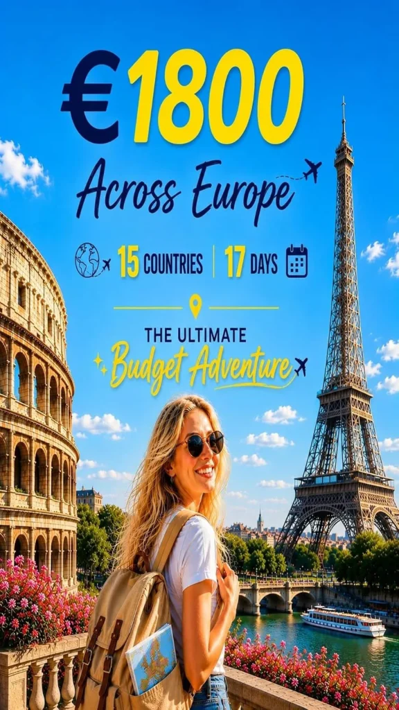Europe on a Budget: A 17-Day Backpacking Itinerary Across...