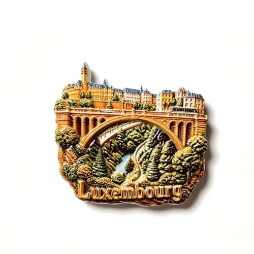 LUYMFSY Luxembourg 3D Resin Fridge Magnet Adolphe Bridge ... Made of solid 3D resin material, this cute magnets