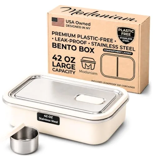 Modaniam Stainless Steel Bento Box, Stainless Steel Lunch...