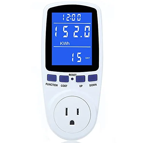 Upgraded Watt Power Meter Plug Home Electrical Usage Moni...